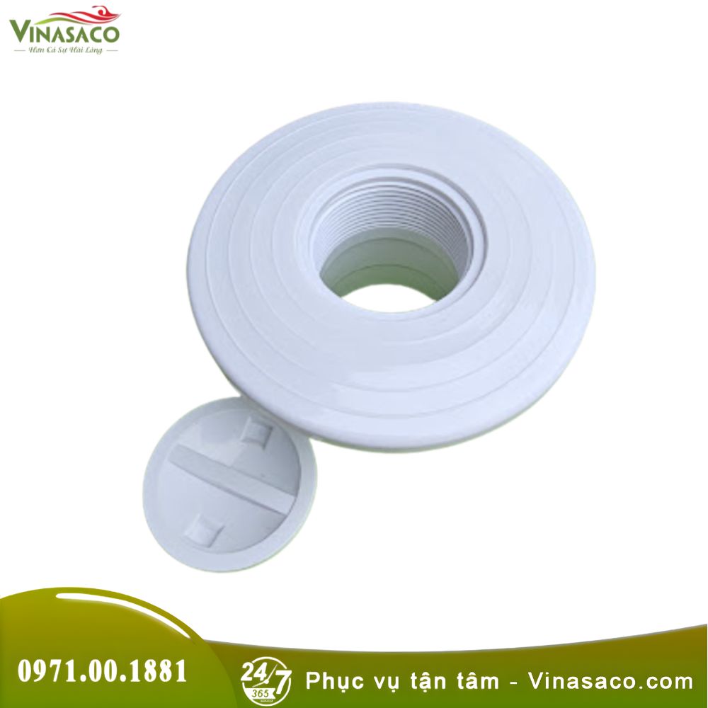 Đầu hút vệ sinh bể bơi D60 có ren